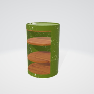 ドラム缶DIY家具セット【3Dモデル】 缩略图 10