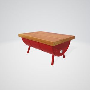 ドラム缶DIY家具セット【3Dモデル】 缩略图 9