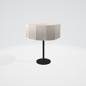 クロス付き丸テーブル【3Dモデル】