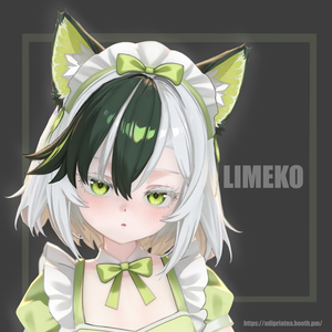 Limeko the Cat maid オリジナル3Dモデル