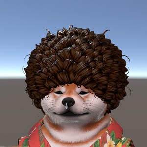 アフロヘアー[VRChat想定]