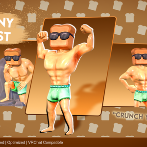 🍞 TONNY TOAST – 3Dキャラクター – VRChat対応