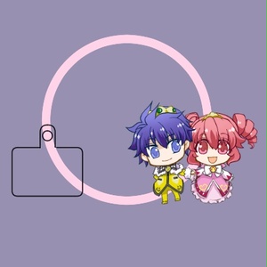 シェファ　チャーム付きリングストラップ