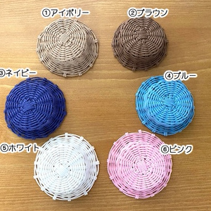 ぬいぐるみ用 麦わら風 カンカン帽子  Sサイズ ※受注製作