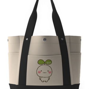 高品質★キャンバストートバッグ（エコしろまる・エコぴっぴ）