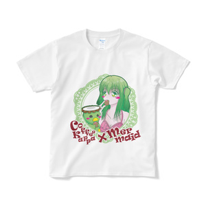 人魚さん ＆ コーヒーカッパ Tシャツ