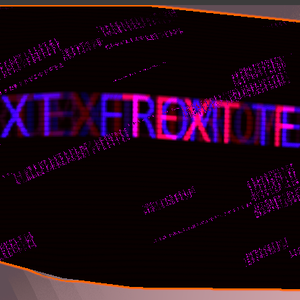 Glitchy Digital Display Shader