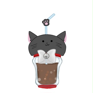 ぶち猫のフリーアイコン【2種＋透過あり】🐈Bicolor Cat - ねこねこ