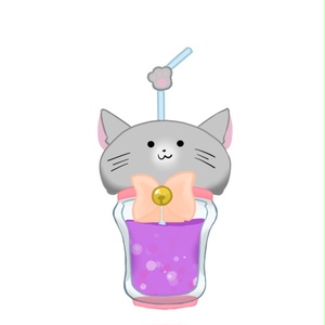 ぶち猫のフリーアイコン【2種＋透過あり】🐈Bicolor Cat - ねこねこ