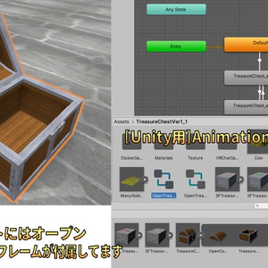 中世・SF系宝箱セット(エフェクト・アニメーション付)Ver1.2[Unity/VRChat/Cluster/FBX] 缩略图 3