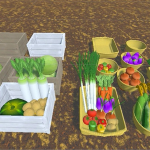 大地の恵みシリーズ 野菜・畑セット(68点)Ver1.01[Unity/VRChat/Cluster/FBX] 缩略图 2