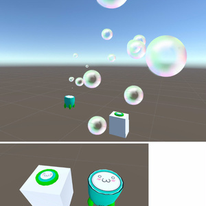 シャボン玉遊びセットVer1.02(パーティクルエフェクト付)[Unity/VRChat/Cluster/FBX] 缩略图 6