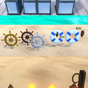 トロピカルビーチセットVer1.3.1(135点)シェーダー付[Unity/VRChat/Cluster/FBX] 缩略图 9