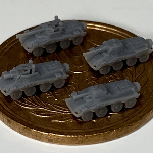 1/700　G SET 12　ドイツ軍 Sdkfz234 8輪装甲車セット　