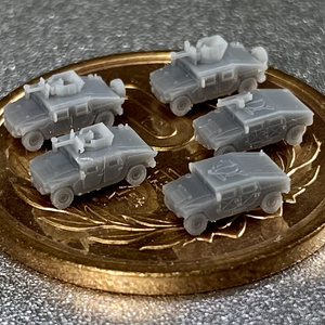 1/700　MUS SET 7　現用米軍　HMMWVセット