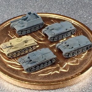 1/700　GSET37　ドイツ軍　II号戦車セット