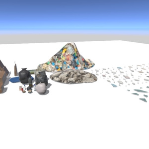 【無料】【Trash_Prop_Pack】【暮らしの名残セット】【Unity】 缩略图 2