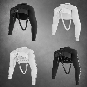 OD Crop Hoodie Techwear | ベリーフーディー | シュラッグ風フーディー | 衣装 | 3Dアセット | 商用・個人利用ライセンス 缩略图 2
