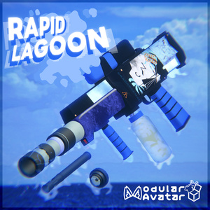 【MA対応】オリジナル武器3dモデル「Rapid Lagoon」【アバターバトルシステム対応】