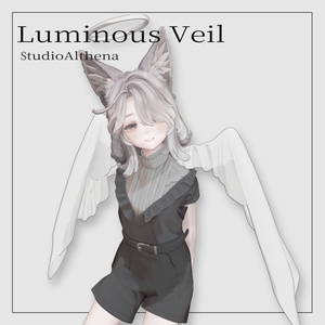 LuminousVeil ベールの翼とヘイローの天使セット【VRChat想定】