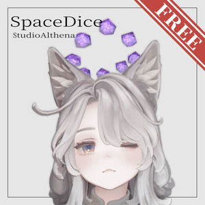 【無料】SpaceDice 星屑のダイス ヘイロー【VRChat想定】