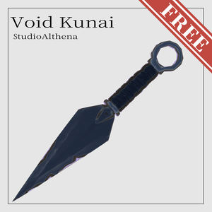 【無料】Void Kunai 虚空クナイ【VRChat想定】