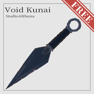 【無料】Void Kunai 虚空クナイ【VRChat想定】