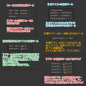 Zbrushのサブツール操作プラグイン「YT Subtool Helper」