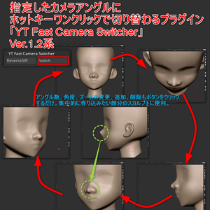 指定したカメラアングルにホットキーワンクリックで切り替わるプラグイン「YT Fast Camera Switcher」