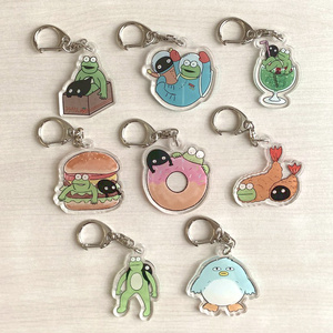 【キーホルダー】エビフライのカルパスとクッピィ