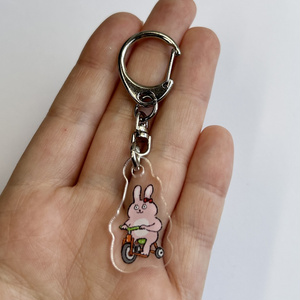ピョピのミニアクリルキーホルダー（三輪車）