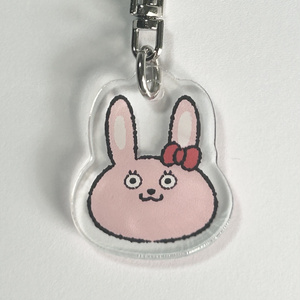 ピョピのミニアクリルキーホルダー（シンプル）