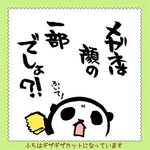 マイクロファイバークロス（メガネは顔の一部）