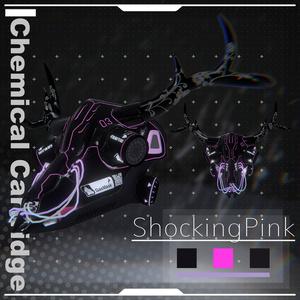 【VRChat想定3Dモデル】ガスマスク -Chemical Cartridge- 缩略图 5