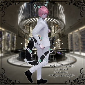 【MA対応／角・しっぽ】🌹 Blooming Horn and Tail🌹（どのアバターでも装着可能・色のカスタマイズ可能・カラープリセット20種用意有り） 缩略图 8