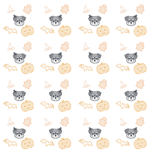 ハロウィン風シュナウザー3枚セット