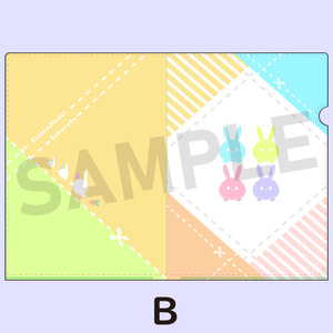 【イラストコンペ】にんじんちゃん クリアファイル2種セット【ぶくろて】