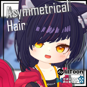 【7アバター対応】アシンメトリーヘア/Asymmetrical Hair【MA対応】