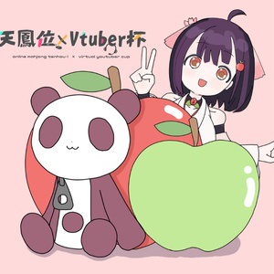 【無料配布】天鳳用卓画像データ「天鳳位×Vtuber杯」うるり＆青森りんこ