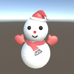 無料だよ！【3Dモデル】AFKスノーマン(AFK_Snowman)[FBX形式]