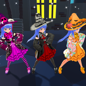 【VRoid】ハロウィン大好き魔女っ娘【VRM】