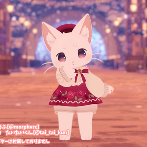 【もちねこ２対応衣装】ストロベリーワンピ 缩略图 4