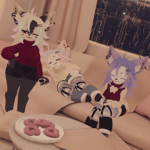 【VRChat想定3Dモデル】カーディガンコーデ「ChocoMoca」 缩略图 14