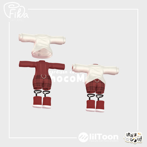 【VRChat想定3Dモデル】カーディガンコーデ「ChocoMoca」 缩略图 5