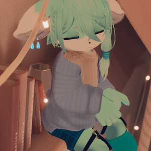 【VRChat想定3Dモデル】カーディガンコーデ「ChocoMoca」 缩略图 12