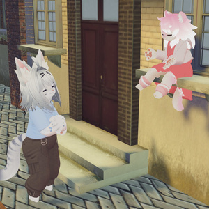 【VRChat想定3Dモデル】パーカーコーデ「Skylark」 缩略图 15