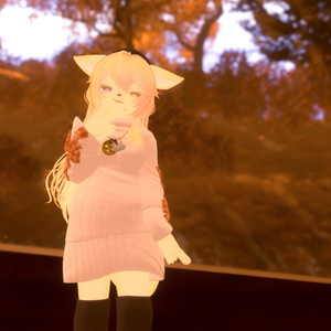 【VRChat想定3Dモデル】ニットワンピコーデ「SugarMaple」 缩略图 12