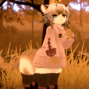 【VRChat想定3Dモデル】ニットワンピコーデ「SugarMaple」 缩略图 11