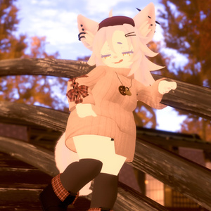 【VRChat想定3Dモデル】ニットワンピコーデ「SugarMaple」 缩略图 7
