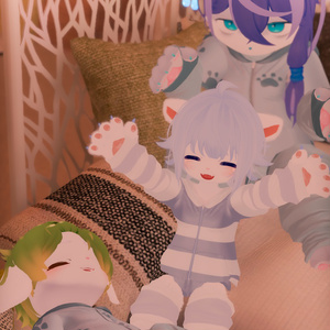 【VRChat想定3Dモデル】カジュアルルームウェア「SleepingPuppy」 缩略图 7